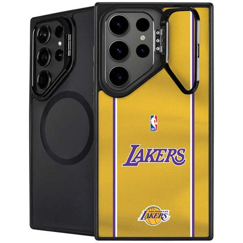 NBA Los Angeles Lakers Jersey Galaxy S25 Ultra Kickstand Case
